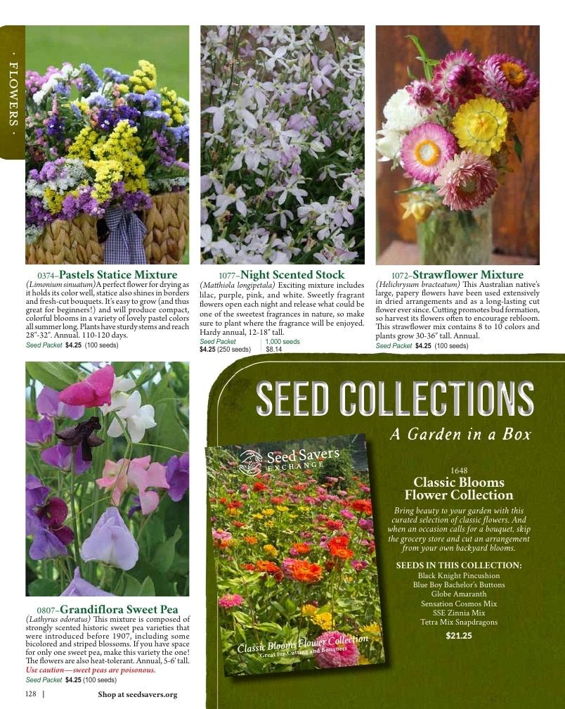 Seed Savers Exchange Annual Catalog Weekly Ad January 1 - December 31, 2026