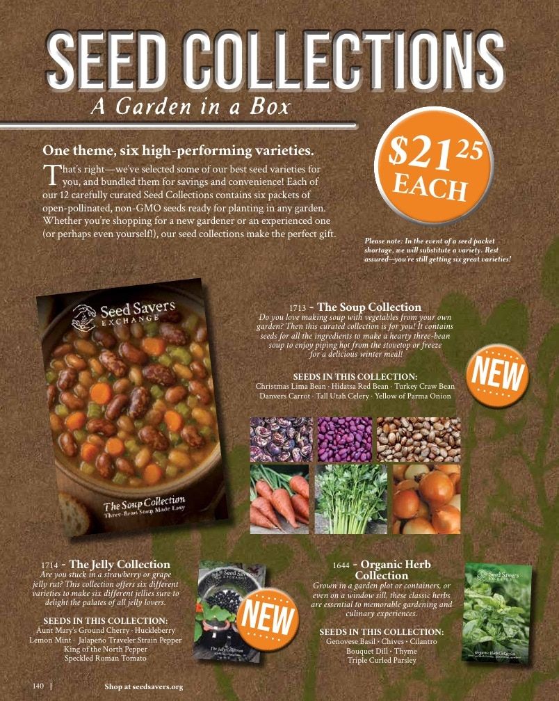 Seed Savers Exchange Annual Catalog Weekly Ad January 1 - December 31, 2026