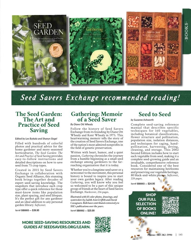 Seed Savers Exchange Annual Catalog Weekly Ad January 1 - December 31, 2026