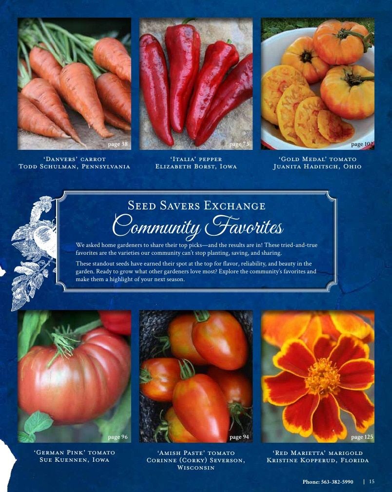 Seed Savers Exchange Annual Catalog Weekly Ad January 1 - December 31, 2026