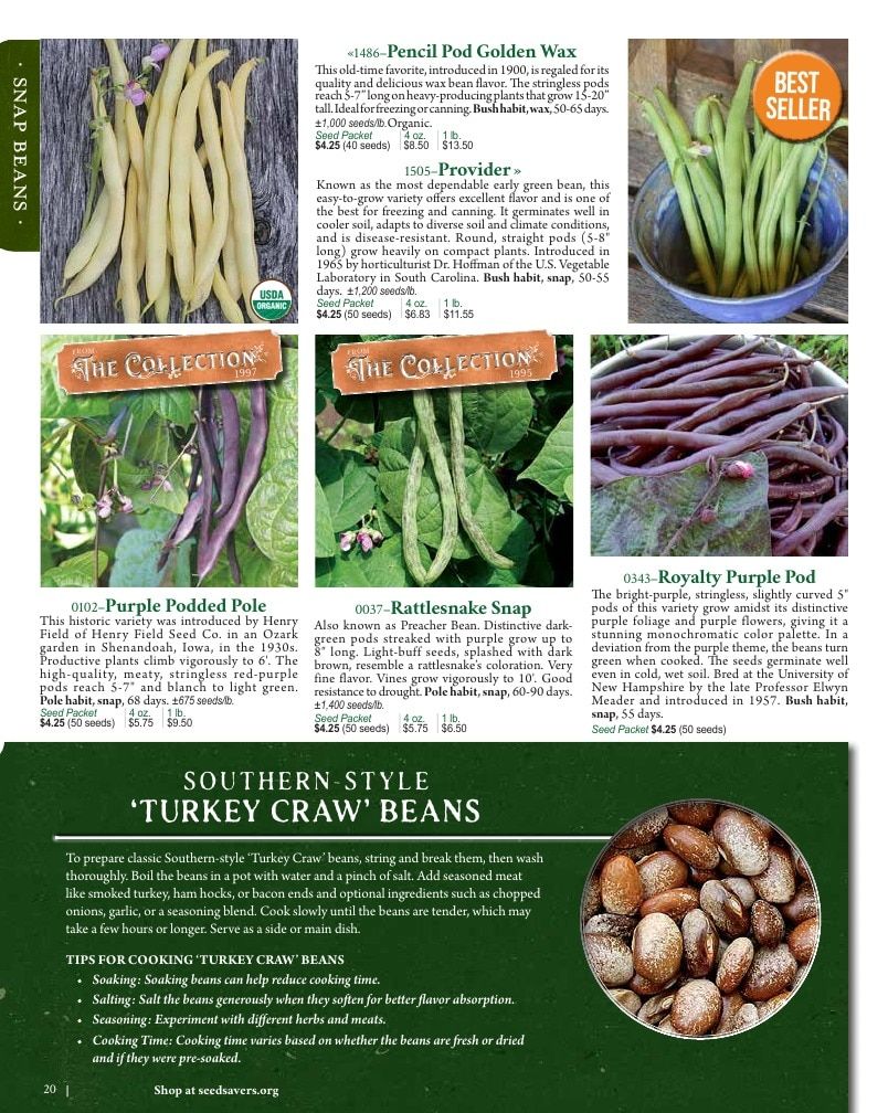 Seed Savers Exchange Annual Catalog Weekly Ad January 1 - December 31, 2026