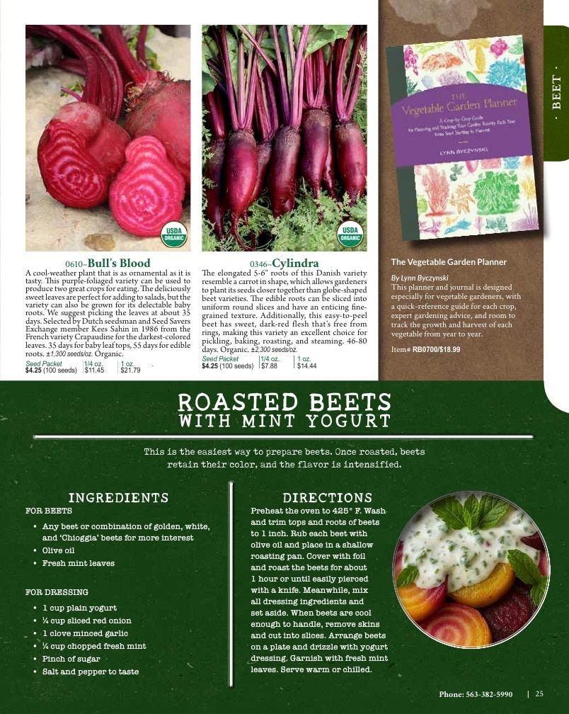 Seed Savers Exchange Annual Catalog Weekly Ad January 1 - December 31, 2026