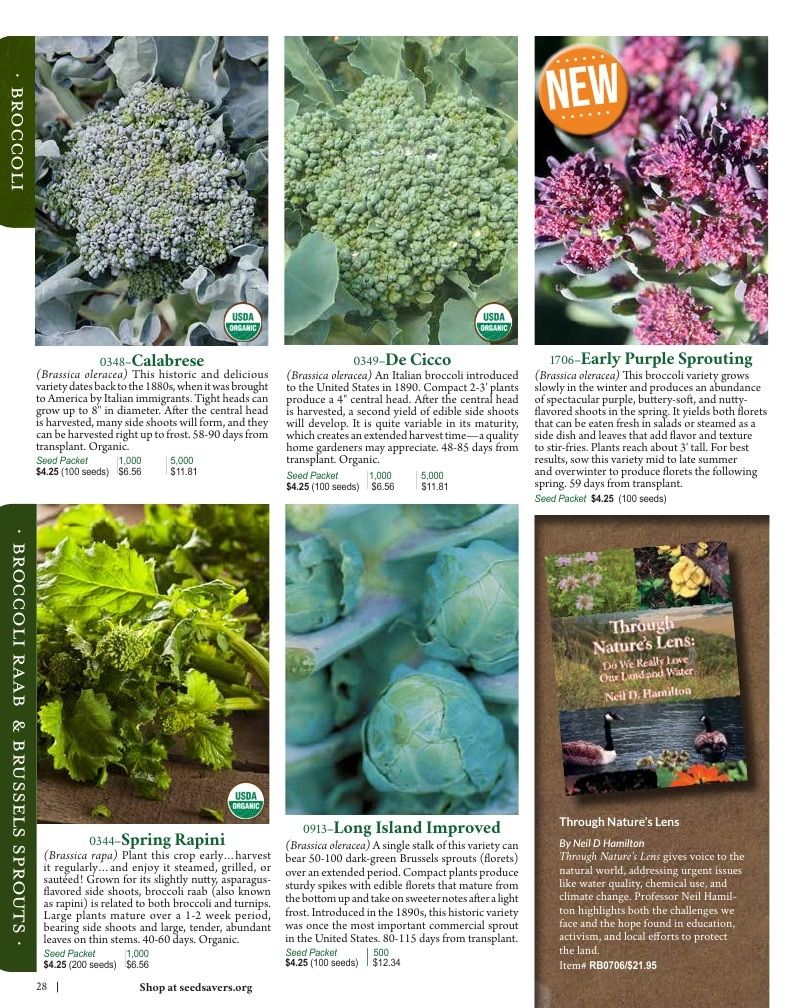Seed Savers Exchange Annual Catalog Weekly Ad January 1 - December 31, 2026