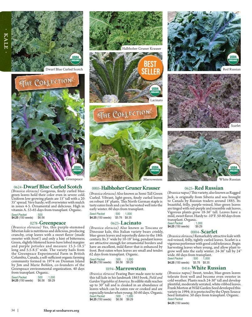 Seed Savers Exchange Annual Catalog Weekly Ad January 1 - December 31, 2026