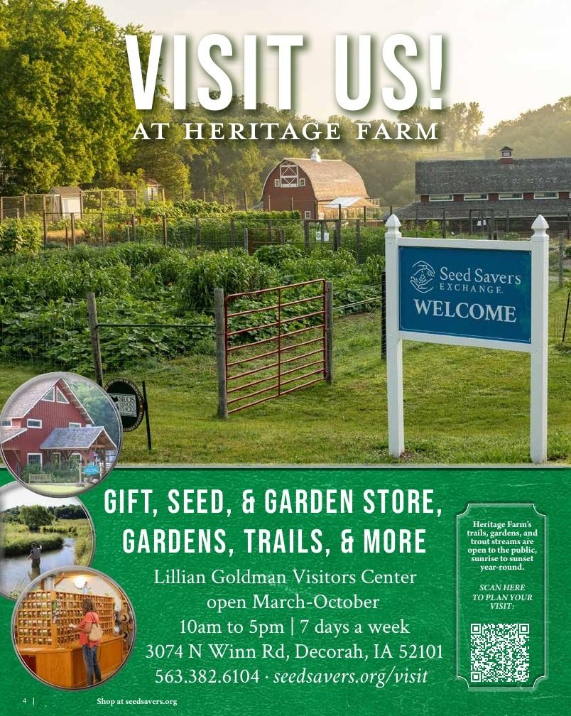 Seed Savers Exchange Annual Catalog Weekly Ad January 1 - December 31, 2026