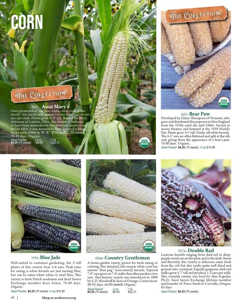Seed Savers Exchange Annual Catalog Weekly Ad January 1 - December 31, 2026