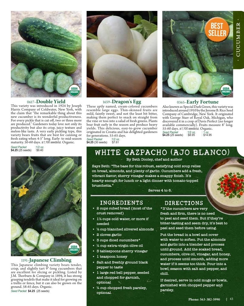 Seed Savers Exchange Annual Catalog Weekly Ad January 1 - December 31, 2026