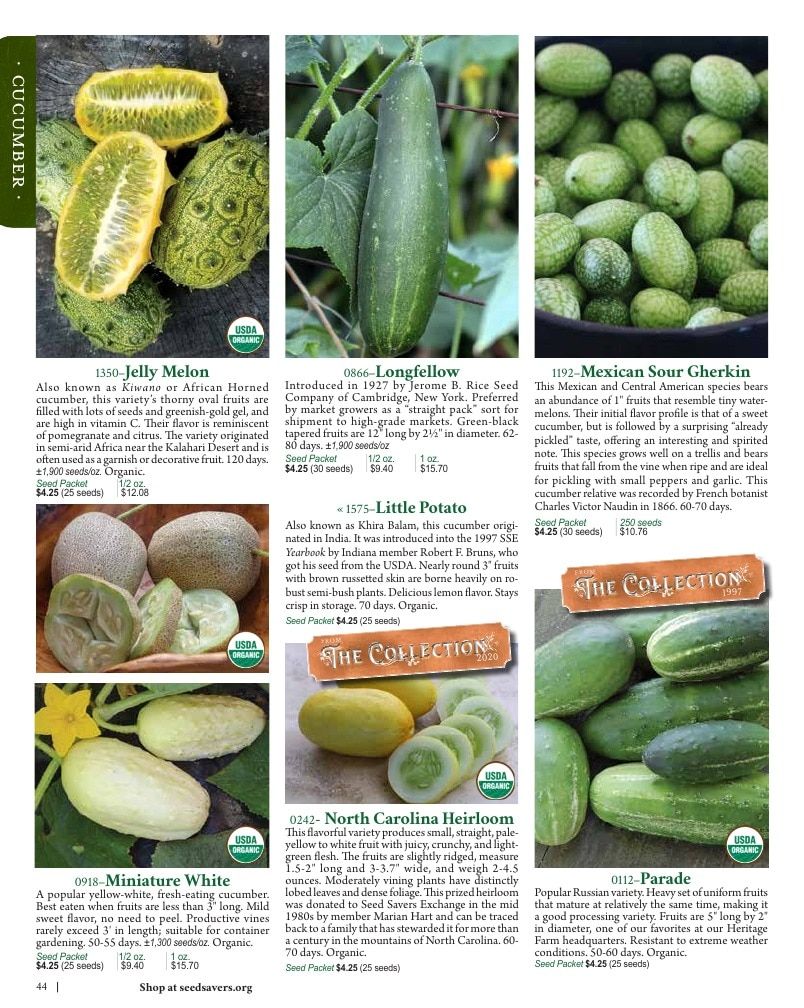 Seed Savers Exchange Annual Catalog Weekly Ad January 1 - December 31, 2026