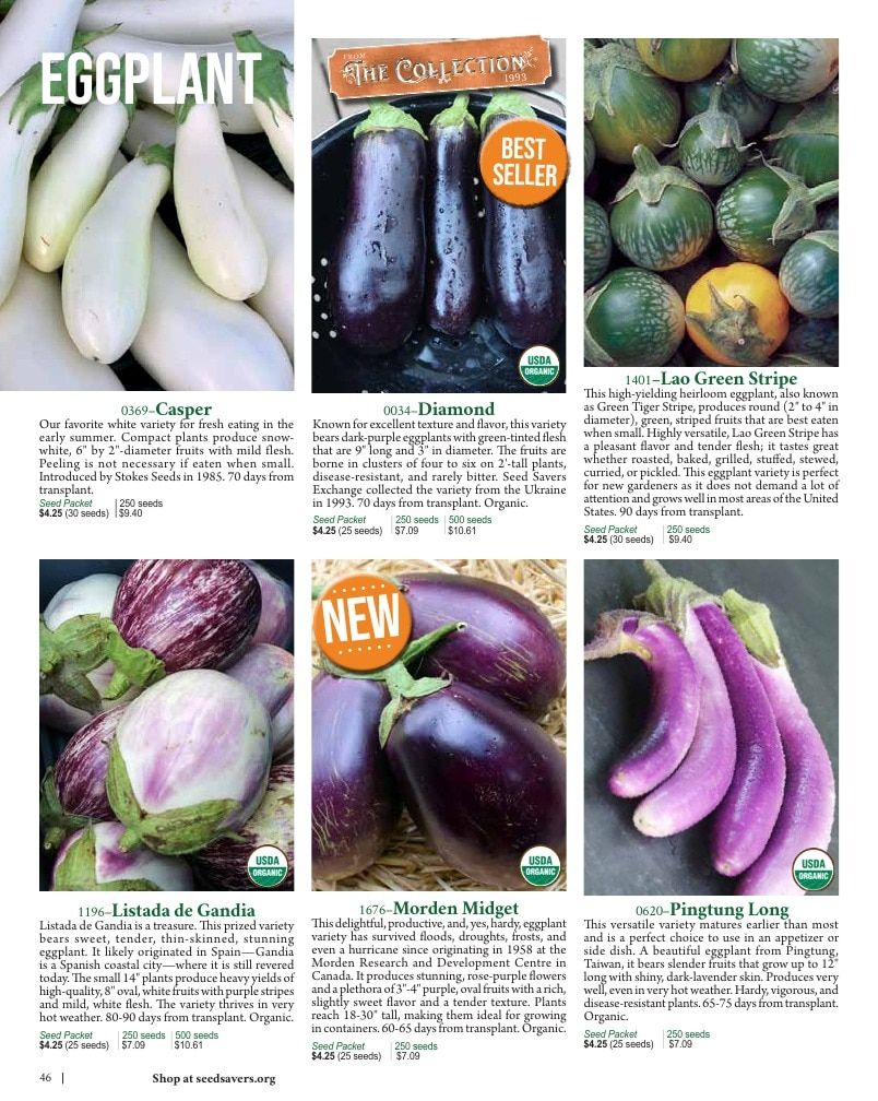 Seed Savers Exchange Annual Catalog Weekly Ad January 1 - December 31, 2026