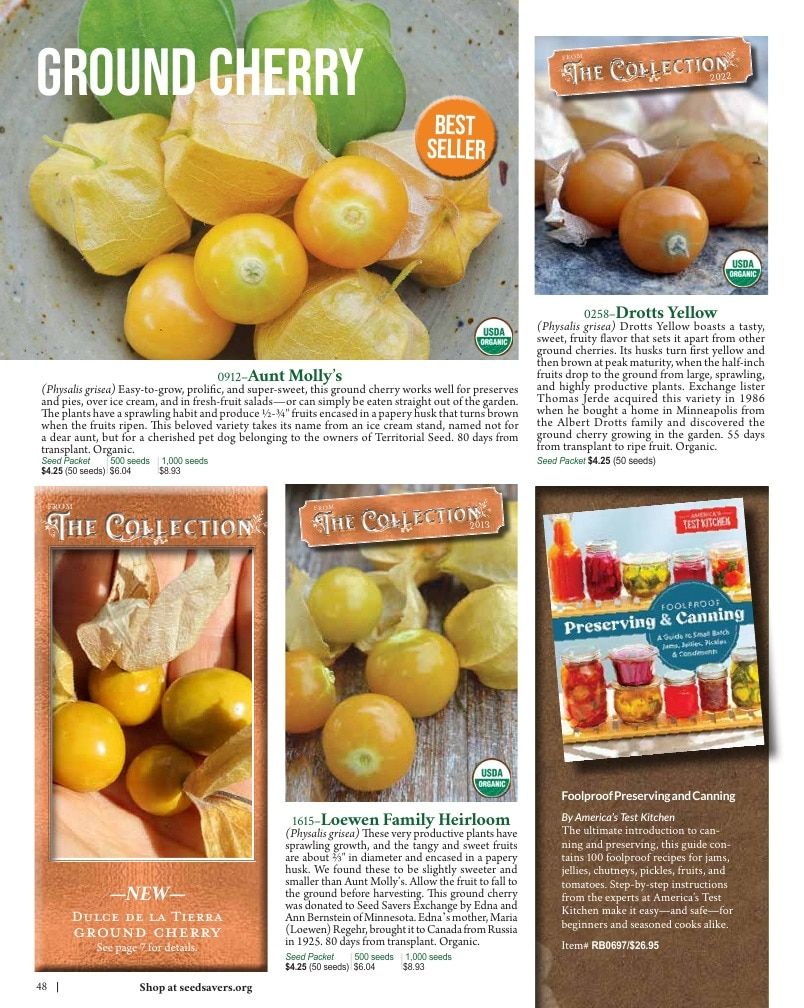 Seed Savers Exchange Annual Catalog Weekly Ad January 1 - December 31, 2026