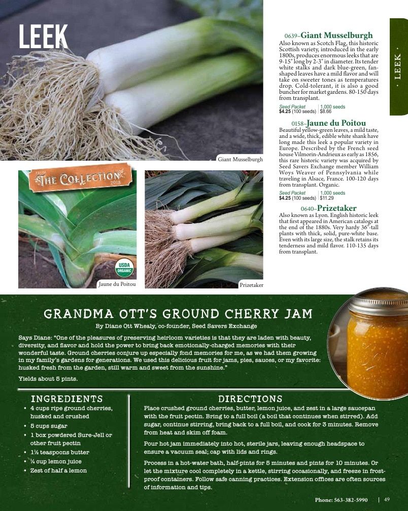 Seed Savers Exchange Annual Catalog Weekly Ad January 1 - December 31, 2026