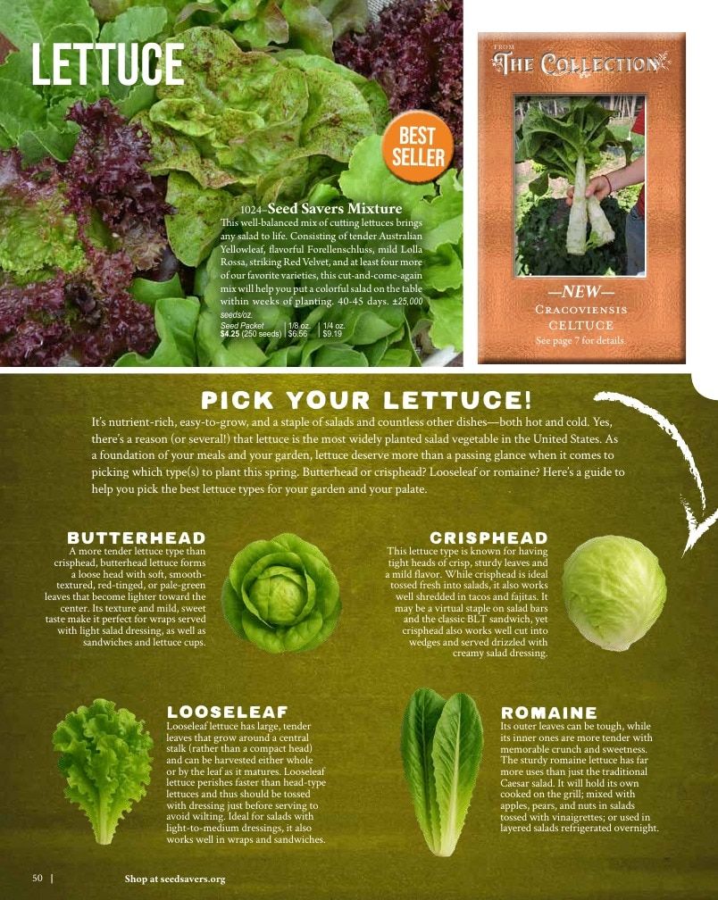 Seed Savers Exchange Annual Catalog Weekly Ad January 1 - December 31, 2026
