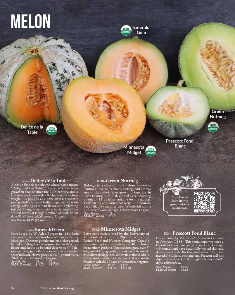 Seed Savers Exchange Annual Catalog Weekly Ad January 1 - December 31, 2026