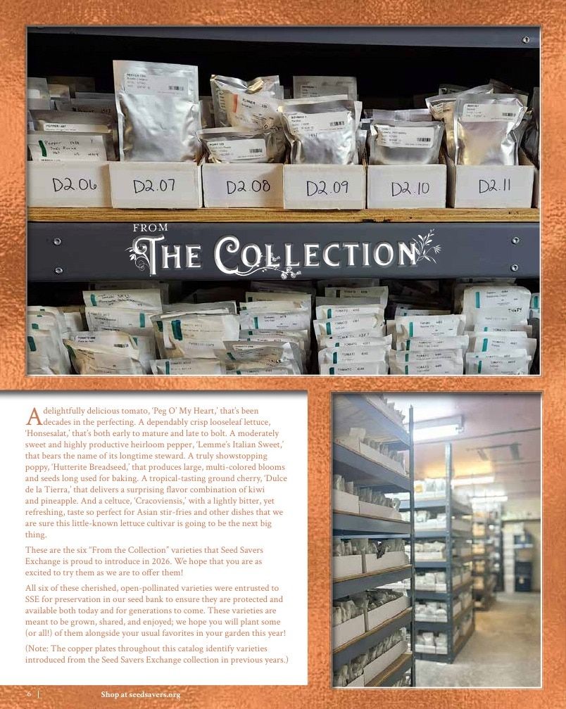 Seed Savers Exchange Annual Catalog Weekly Ad January 1 - December 31, 2026