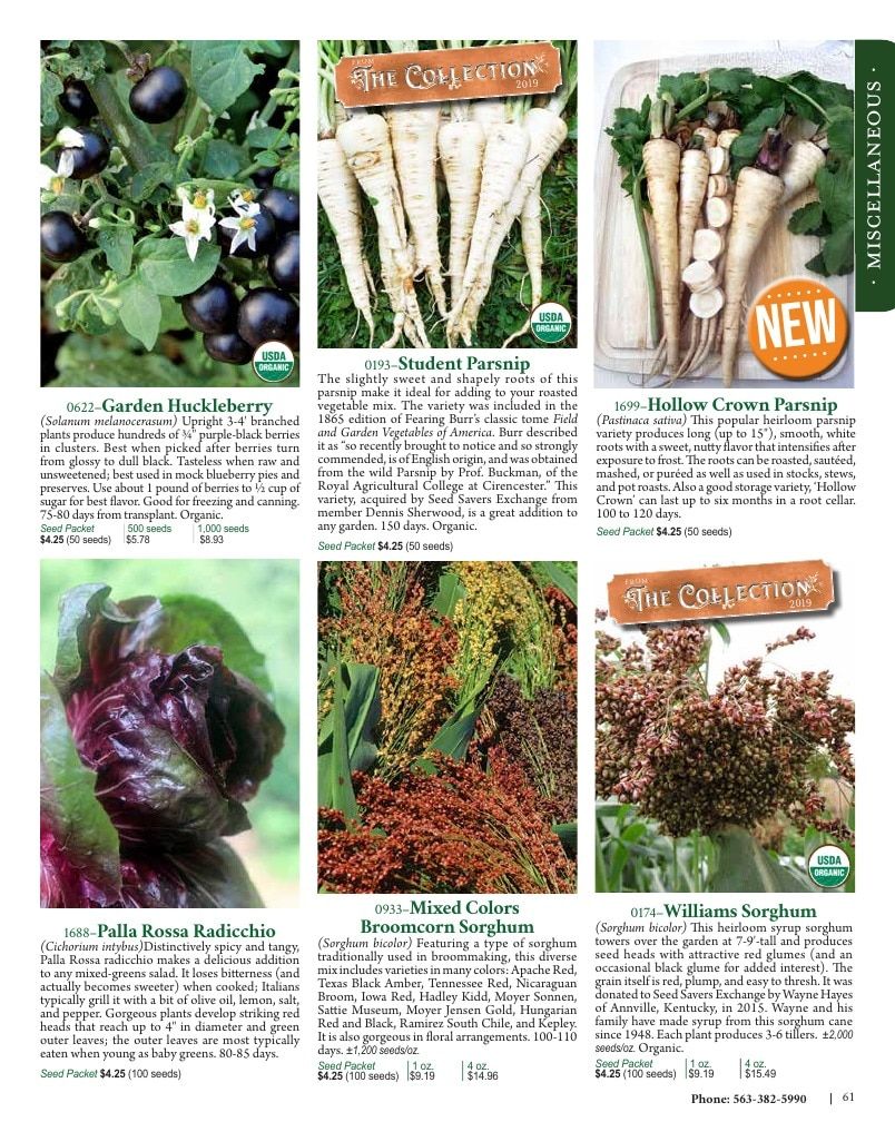 Seed Savers Exchange Annual Catalog Weekly Ad January 1 - December 31, 2026