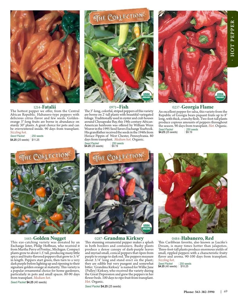 Seed Savers Exchange Annual Catalog Weekly Ad January 1 - December 31, 2026