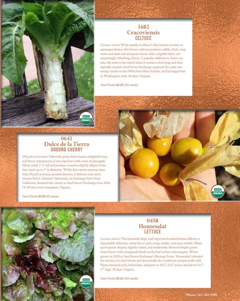 Seed Savers Exchange Annual Catalog Weekly Ad January 1 - December 31, 2026
