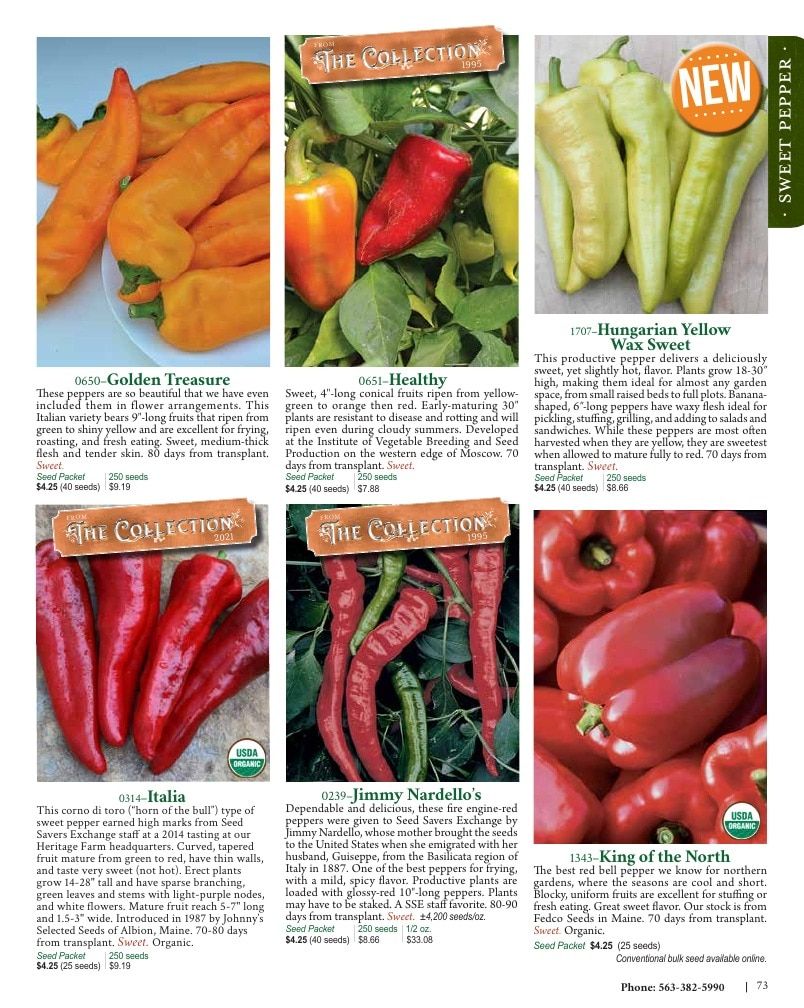 Seed Savers Exchange Annual Catalog Weekly Ad January 1 - December 31, 2026