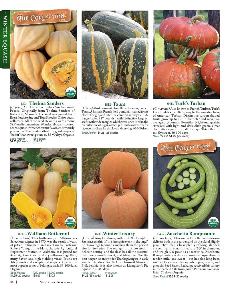 Seed Savers Exchange Annual Catalog Weekly Ad January 1 - December 31, 2026