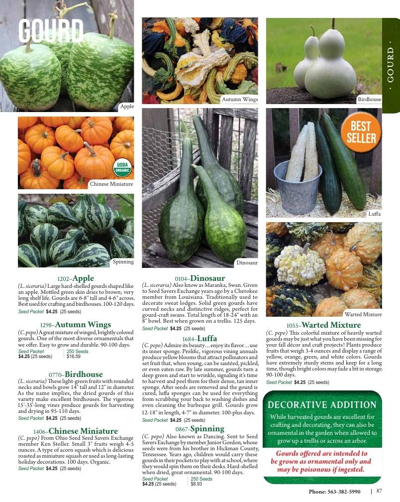 Seed Savers Exchange Annual Catalog Weekly Ad January 1 - December 31, 2026