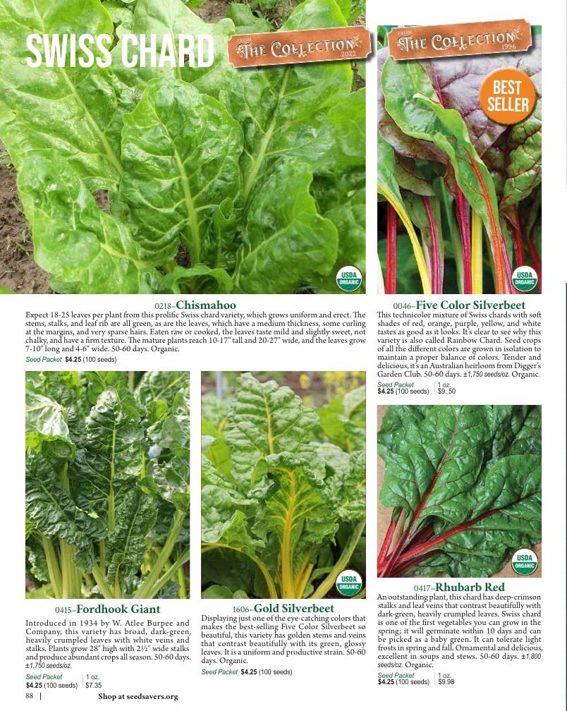 Seed Savers Exchange Annual Catalog Weekly Ad January 1 - December 31, 2026