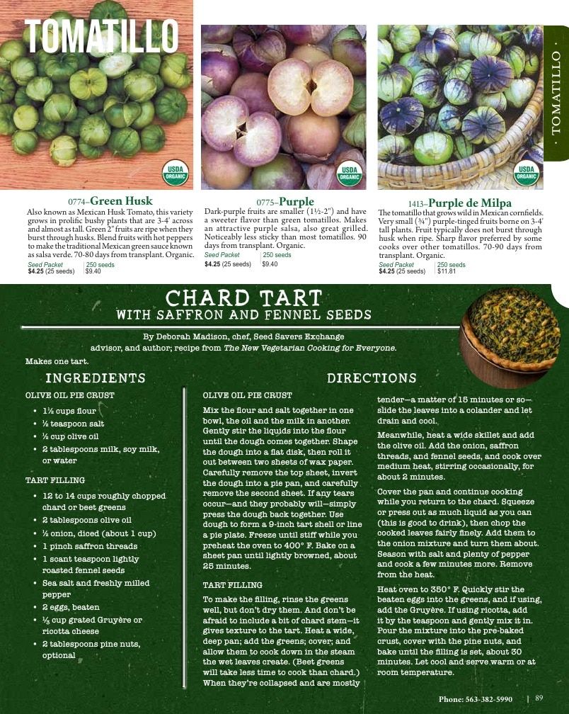 Seed Savers Exchange Annual Catalog Weekly Ad January 1 - December 31, 2026