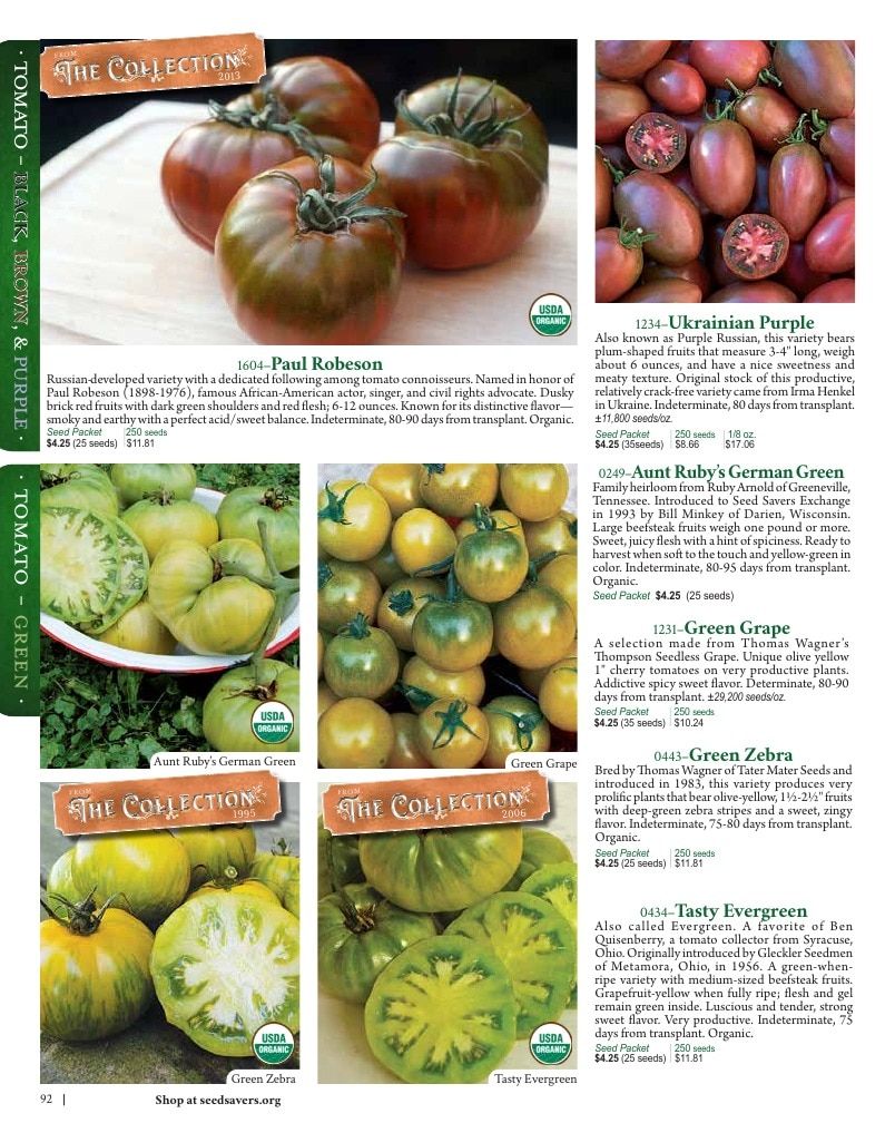 Seed Savers Exchange Annual Catalog Weekly Ad January 1 - December 31, 2026