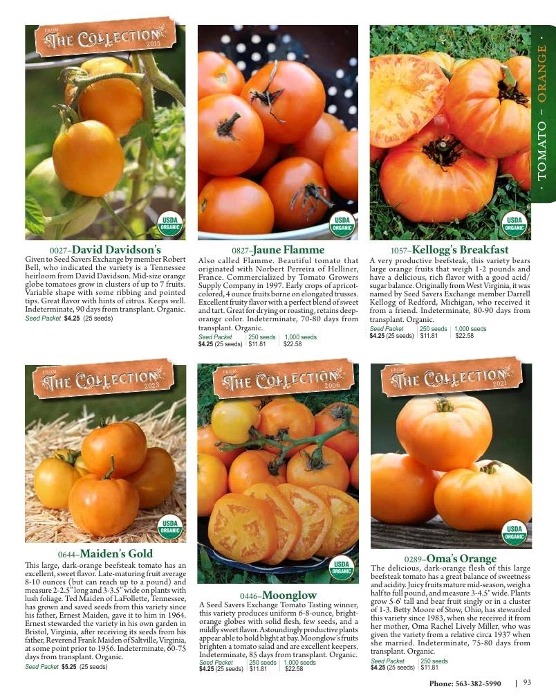 Seed Savers Exchange Annual Catalog Weekly Ad January 1 - December 31, 2026