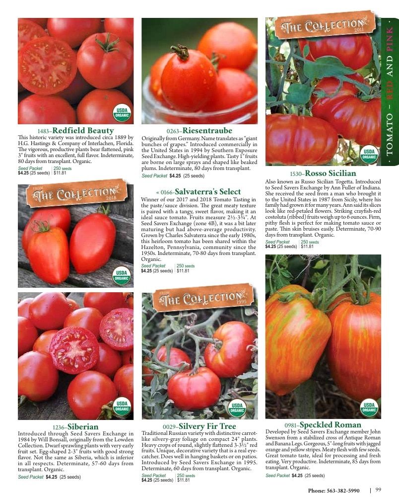 Seed Savers Exchange Annual Catalog Weekly Ad January 1 - December 31, 2026