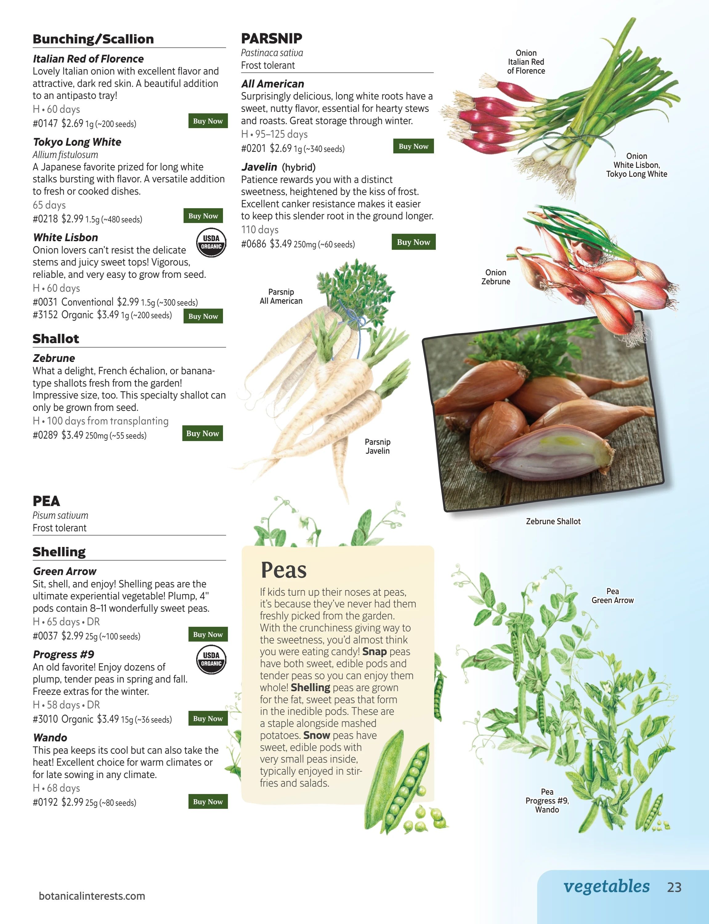 Botanical Interests Annual Catalog Weekly Ad January 1 - December 31, 2026