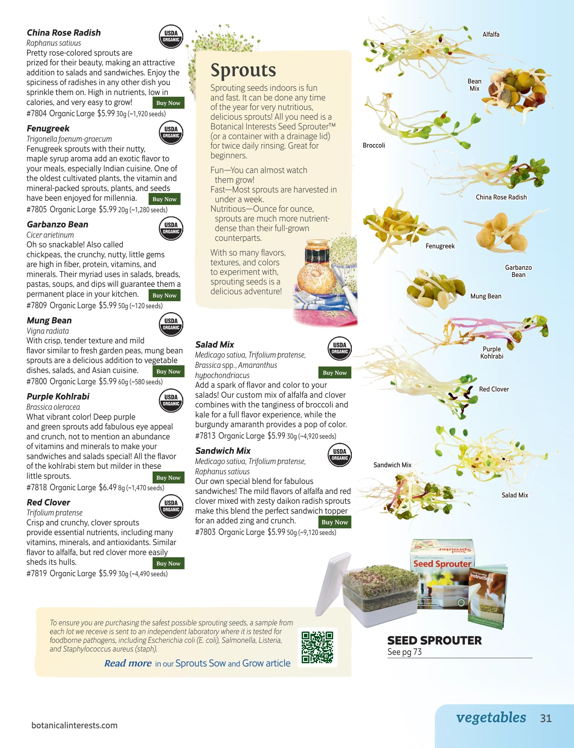 Botanical Interests Annual Catalog Weekly Ad January 1 - December 31, 2026