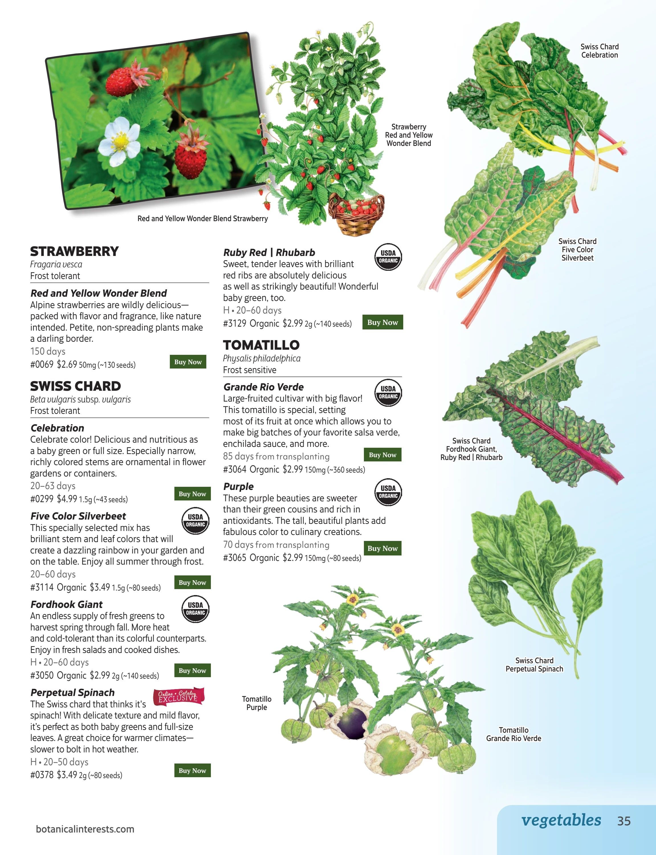 Botanical Interests Annual Catalog Weekly Ad January 1 - December 31, 2026