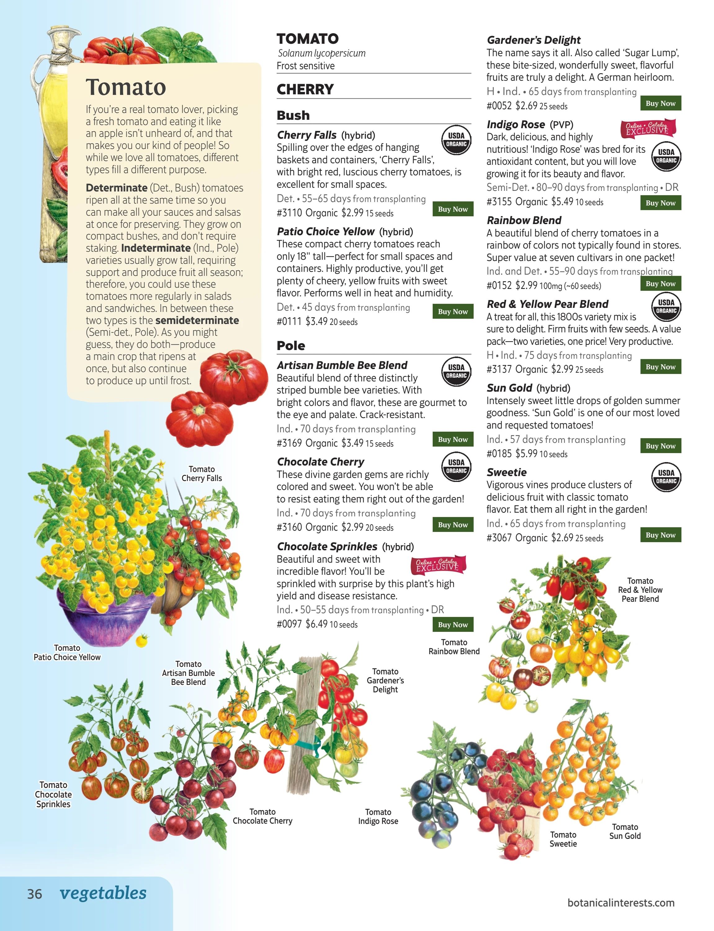 Botanical Interests Annual Catalog Weekly Ad January 1 - December 31, 2026