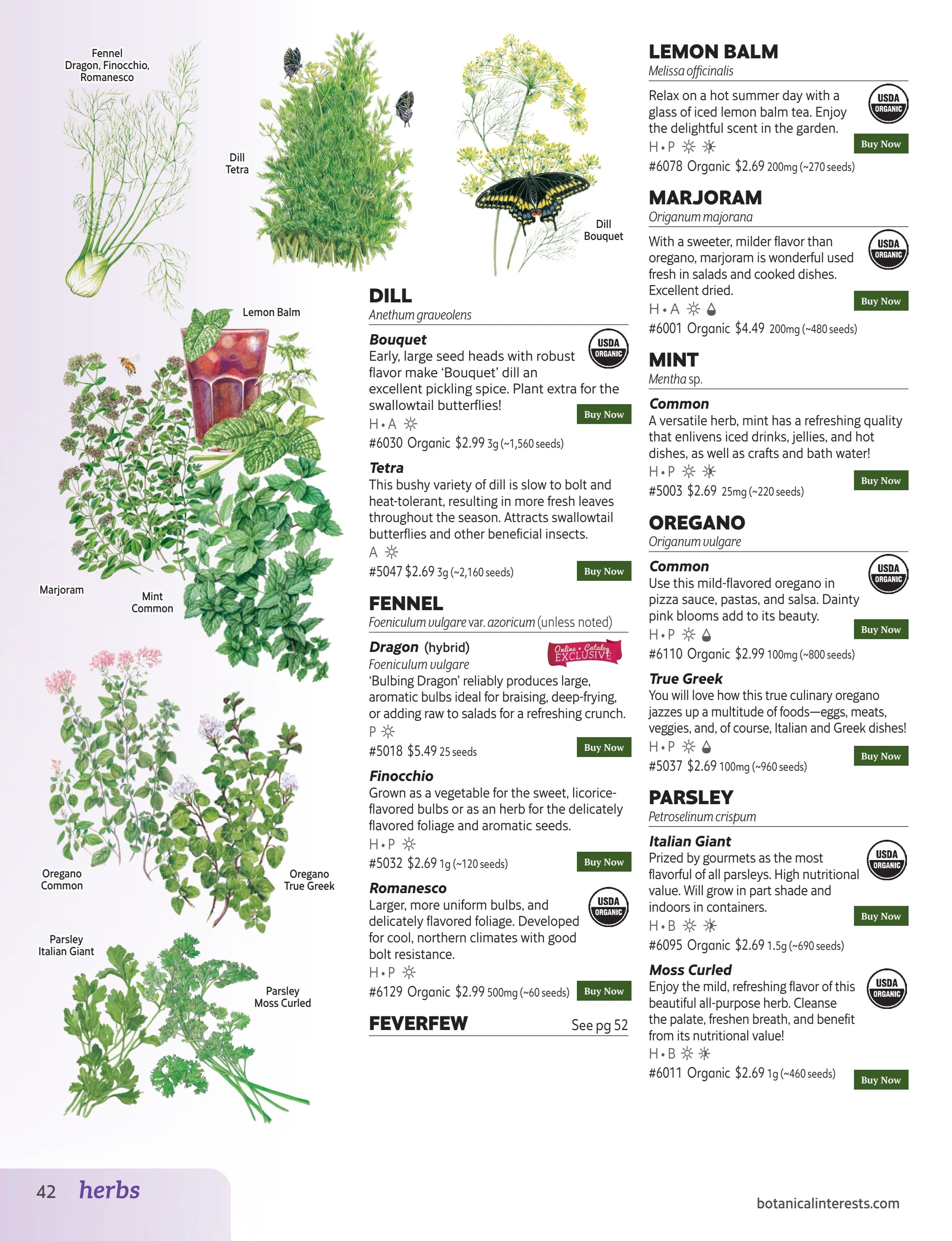 Botanical Interests Annual Catalog Weekly Ad January 1 - December 31, 2026