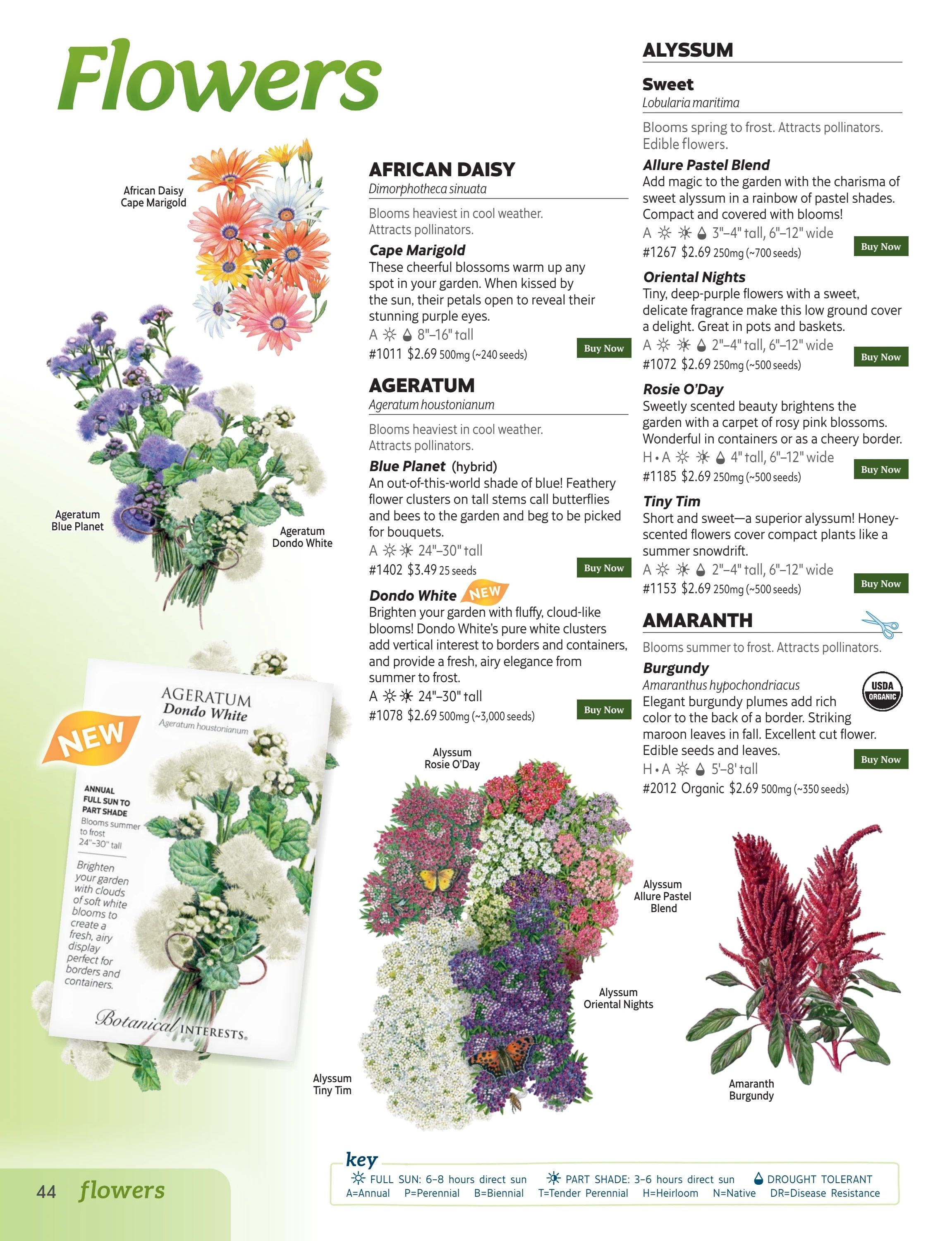 Botanical Interests Annual Catalog Weekly Ad January 1 - December 31, 2026