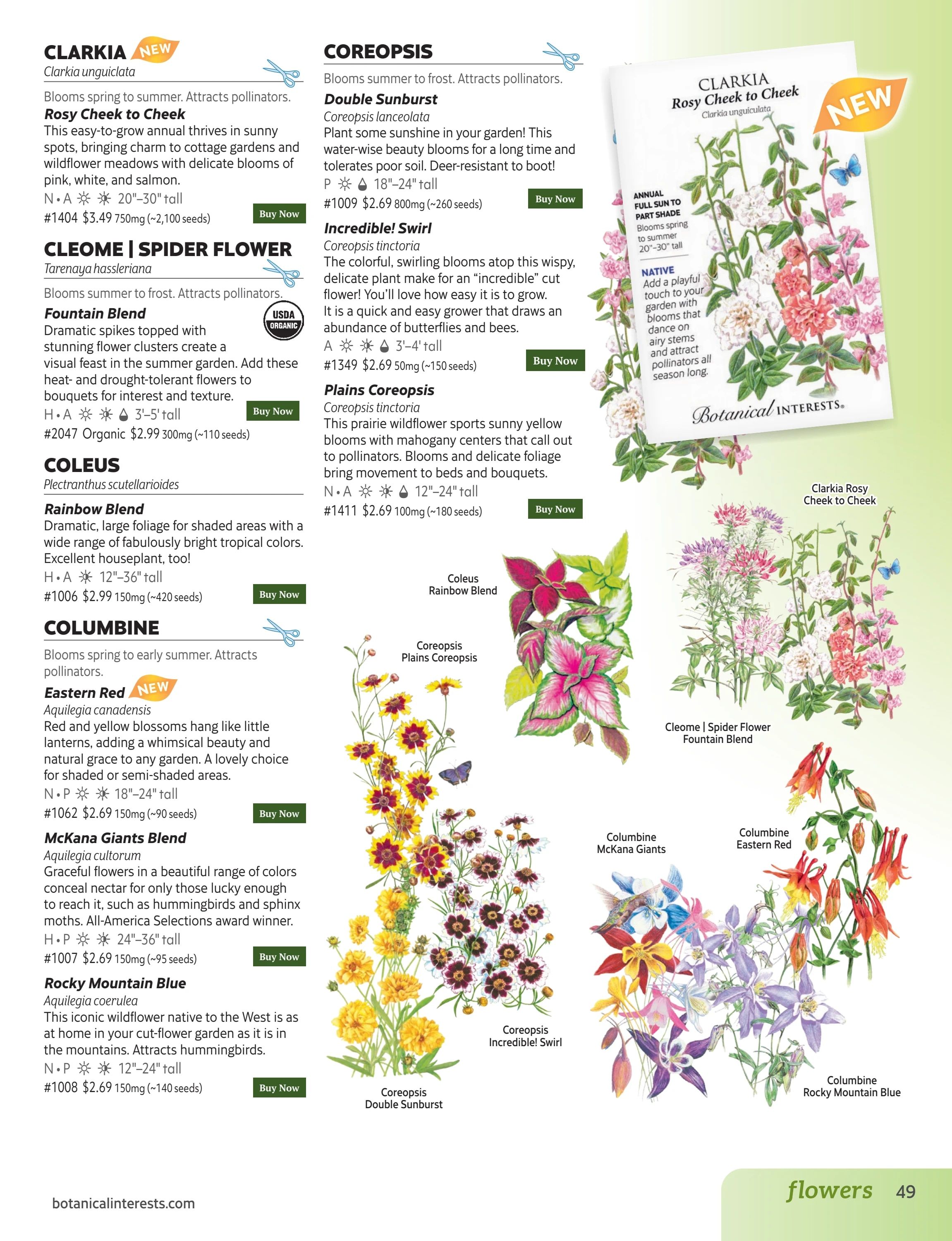 Botanical Interests Annual Catalog Weekly Ad January 1 - December 31, 2026