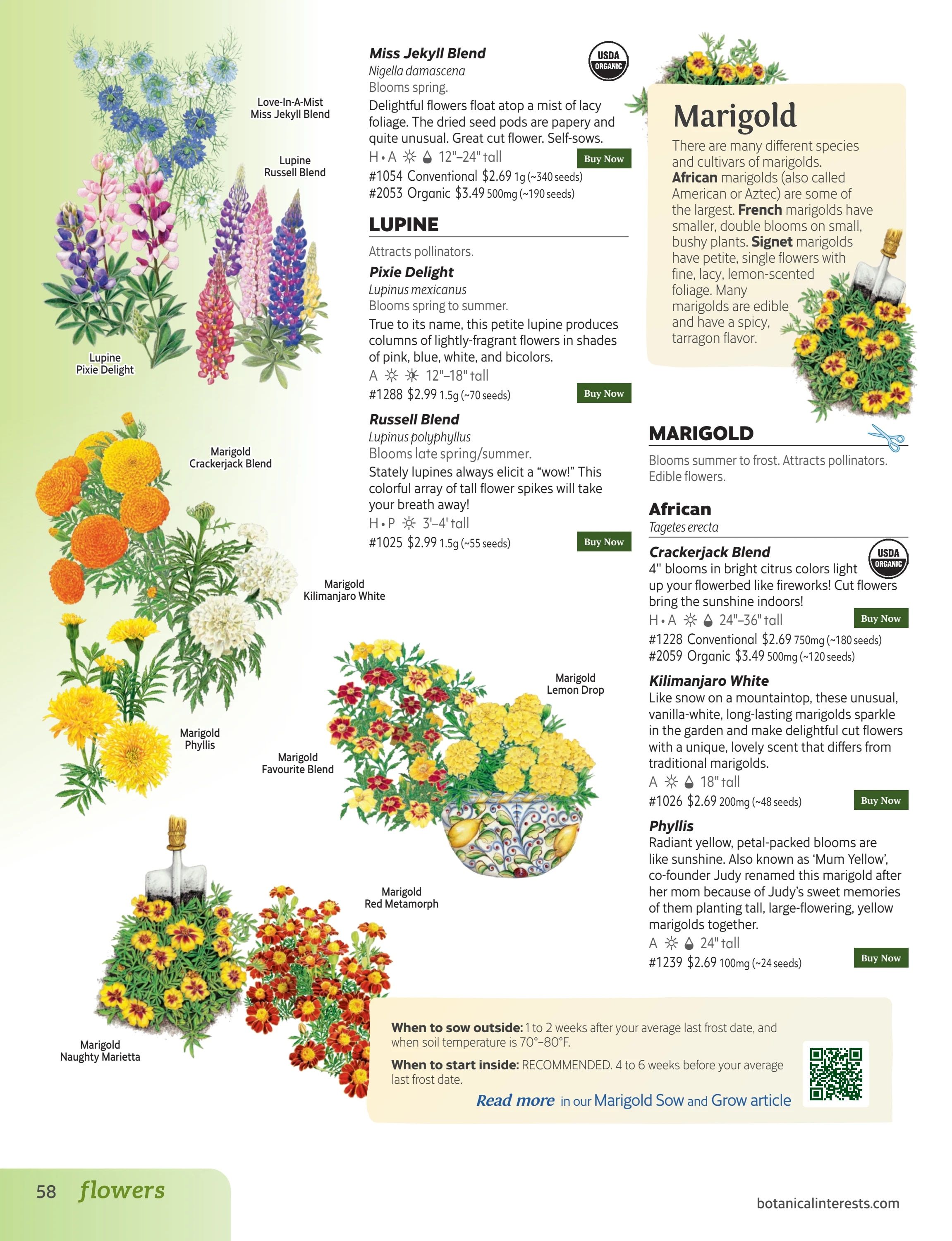 Botanical Interests Annual Catalog Weekly Ad January 1 - December 31, 2026