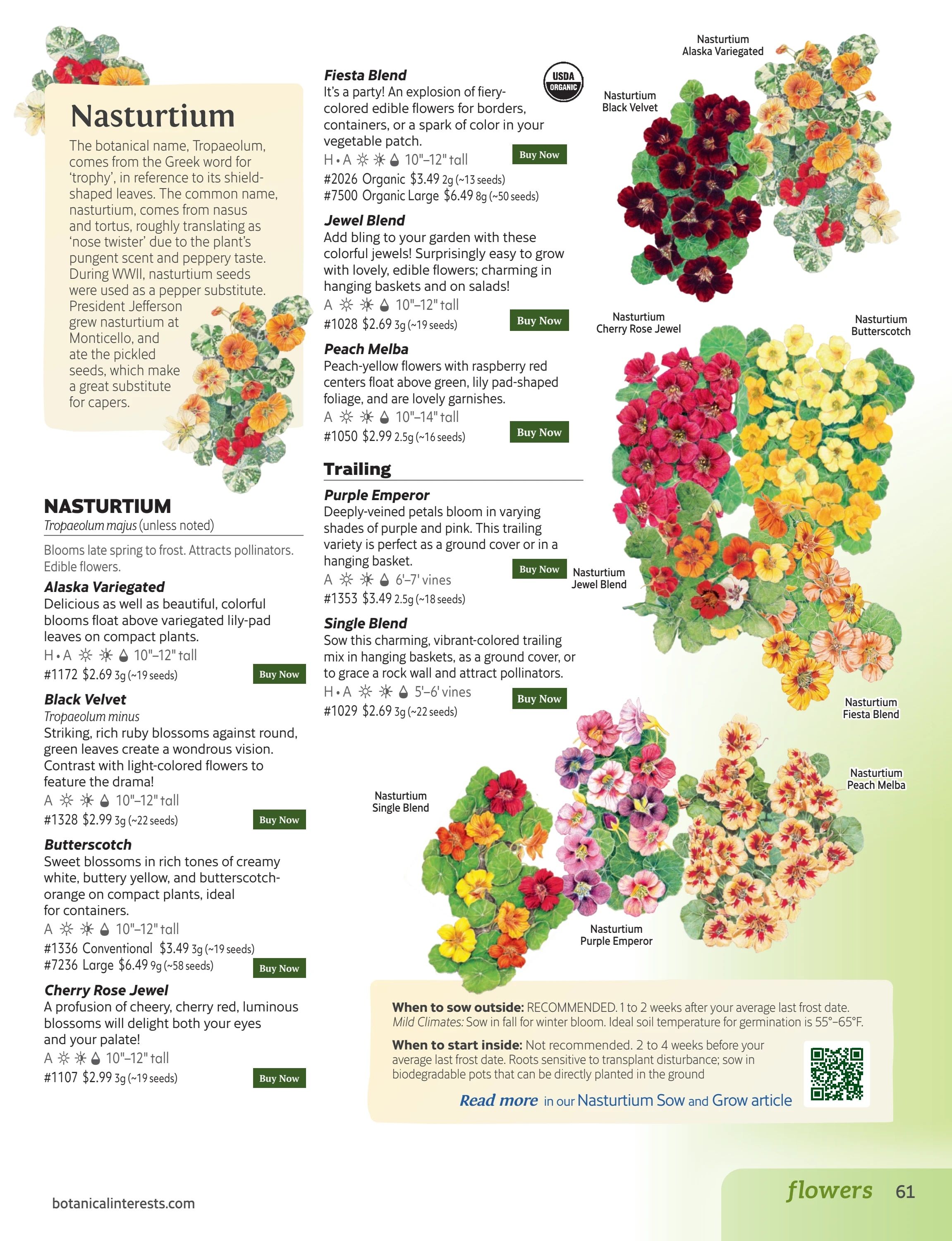 Botanical Interests Annual Catalog Weekly Ad January 1 - December 31, 2026