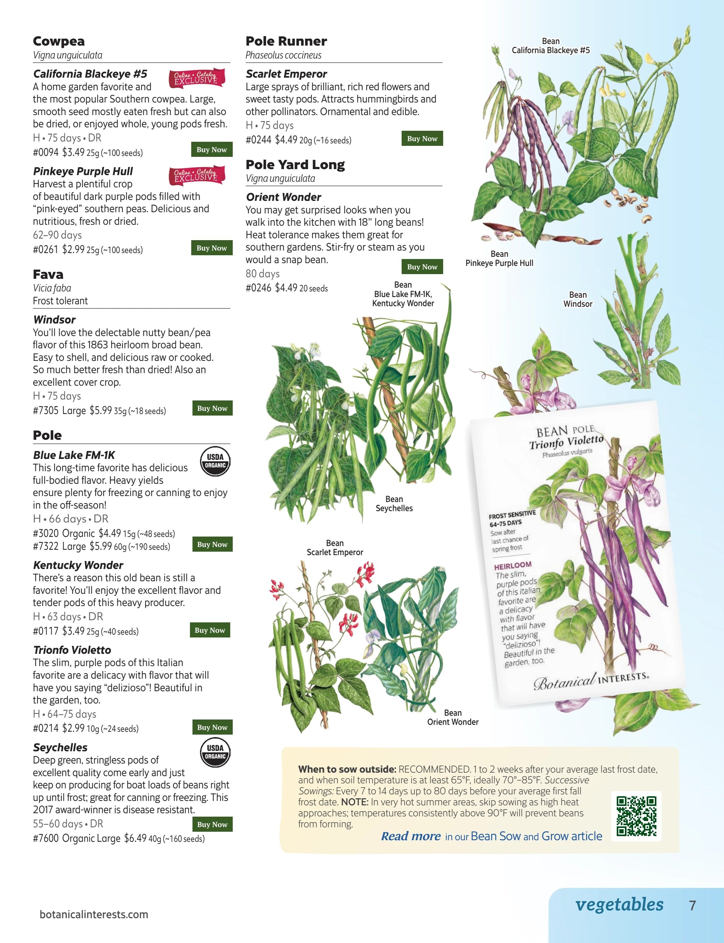 Botanical Interests Annual Catalog Weekly Ad January 1 - December 31, 2026