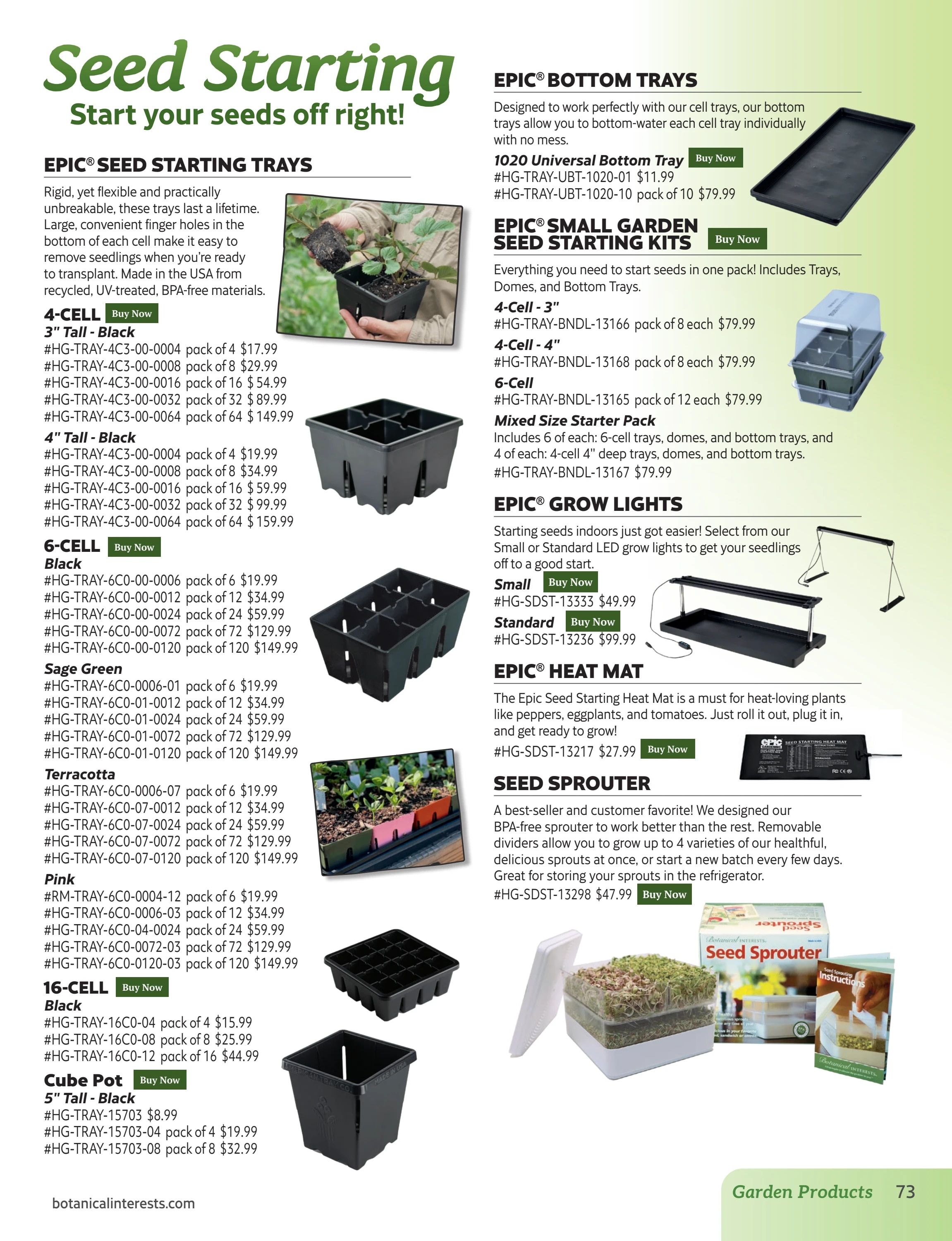 Botanical Interests Annual Catalog Weekly Ad January 1 - December 31, 2026
