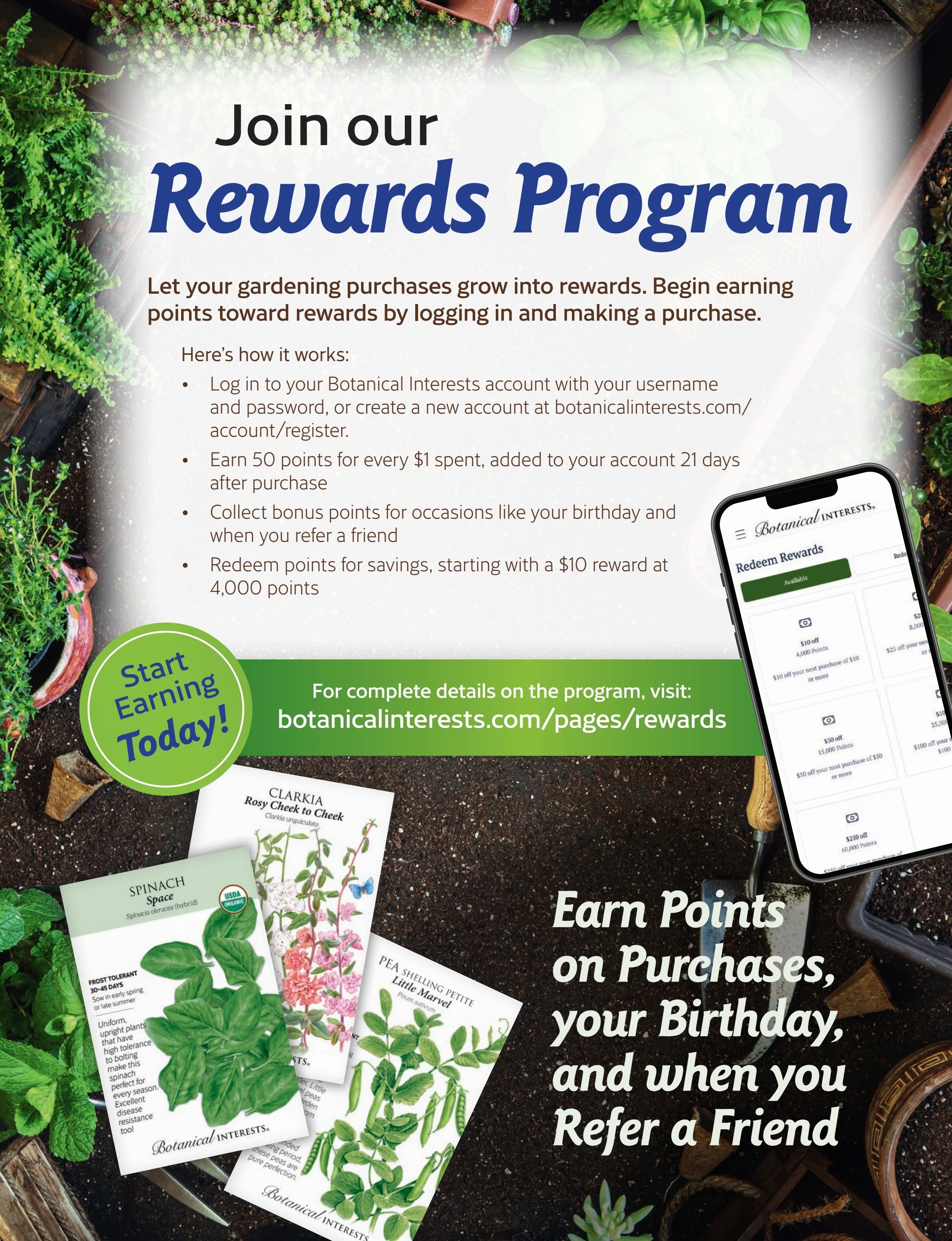 Botanical Interests Annual Catalog Weekly Ad January 1 - December 31, 2026