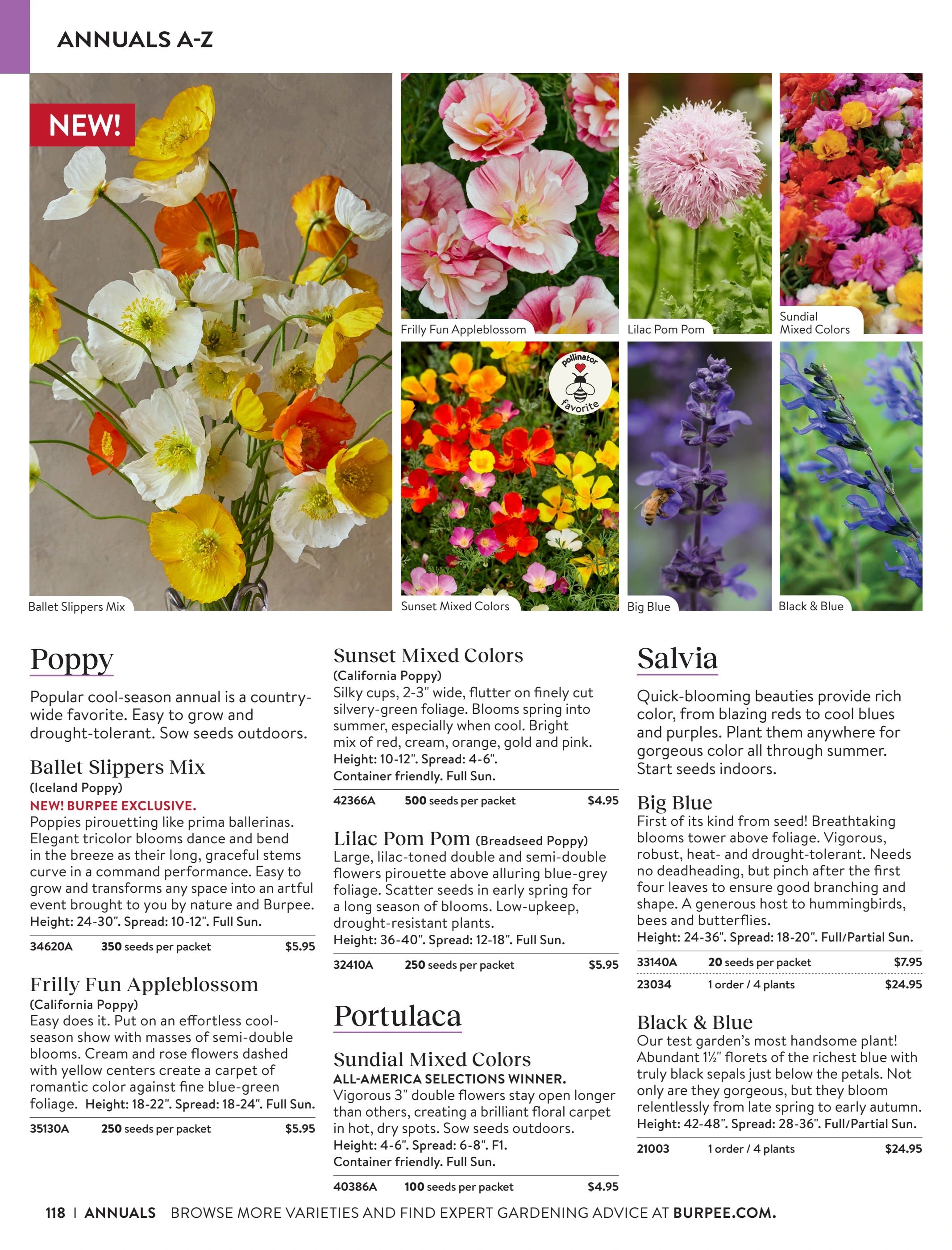 Burpee Annual Seed Catalog Weekly Ad January 1 - December 31, 2026