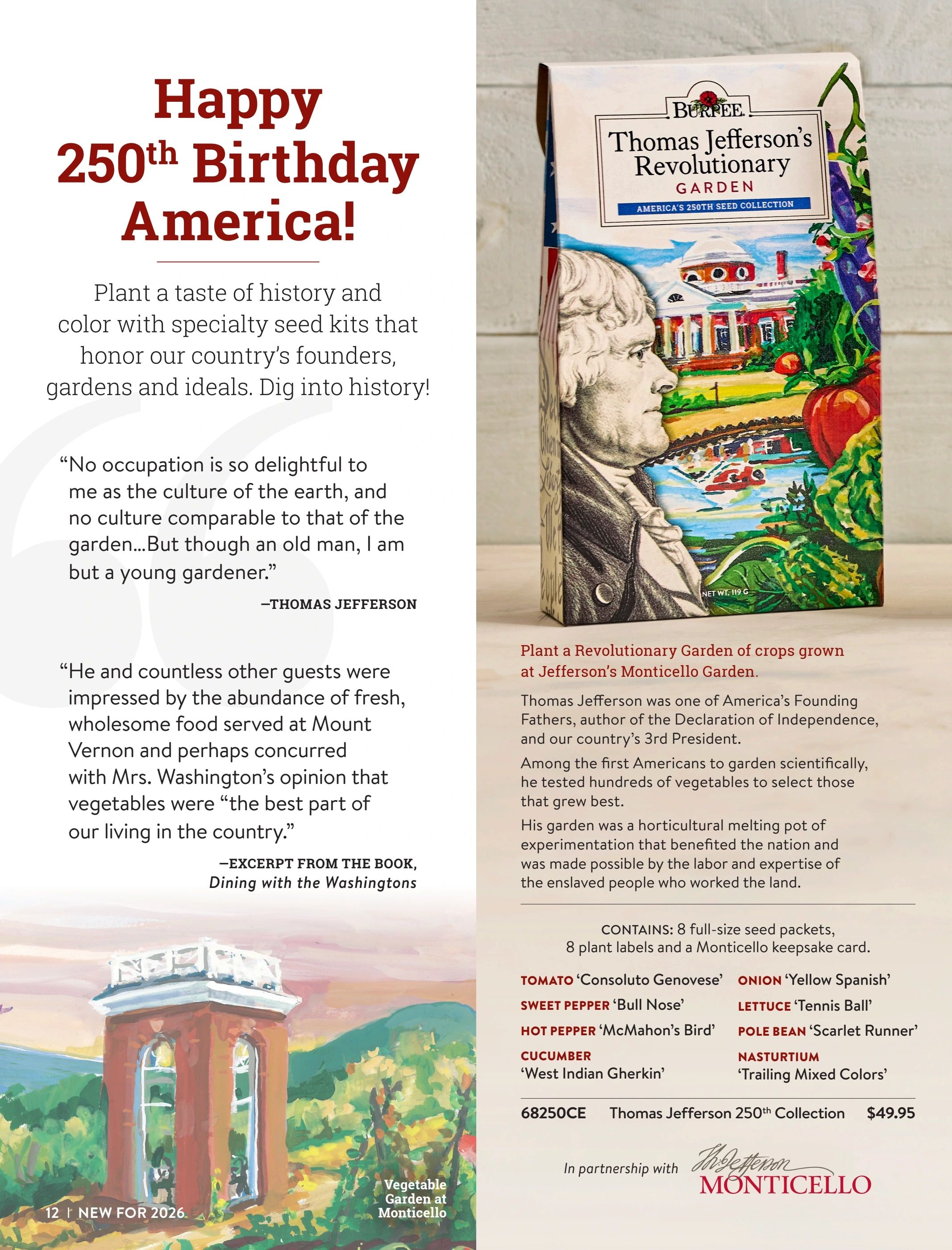 Burpee Annual Seed Catalog Weekly Ad January 1 - December 31, 2026