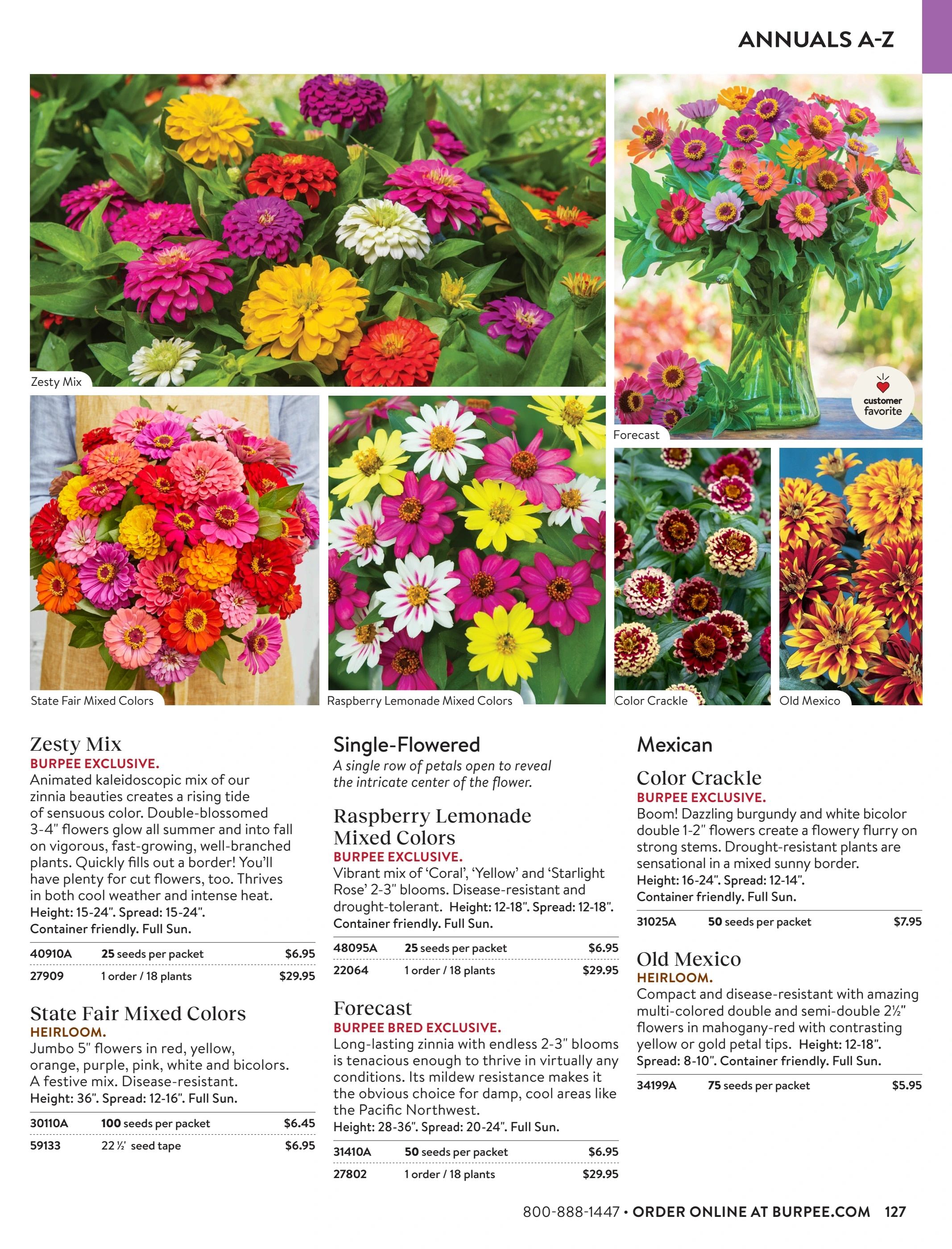 Burpee Annual Seed Catalog Weekly Ad January 1 - December 31, 2026