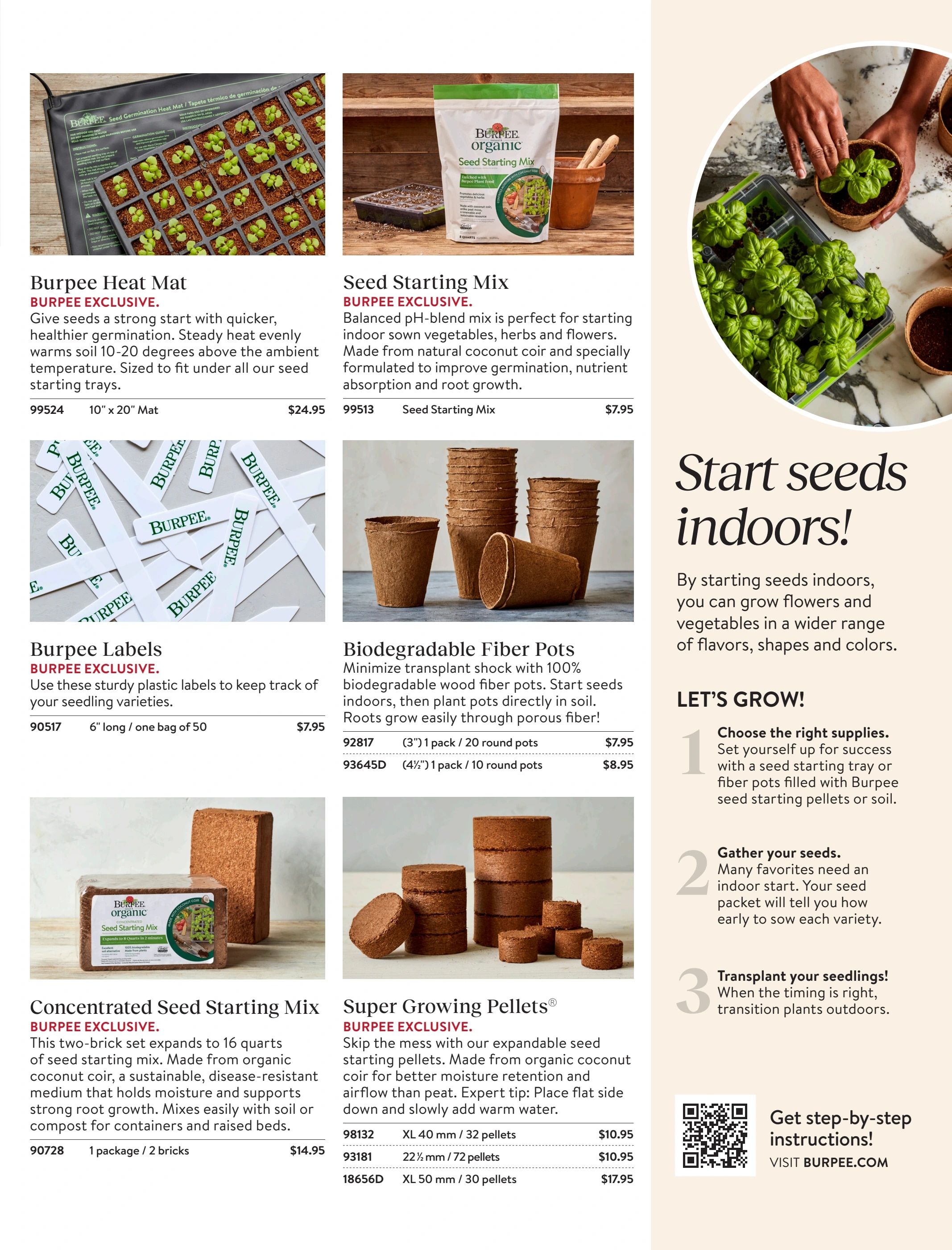 Burpee Annual Seed Catalog Weekly Ad January 1 - December 31, 2026