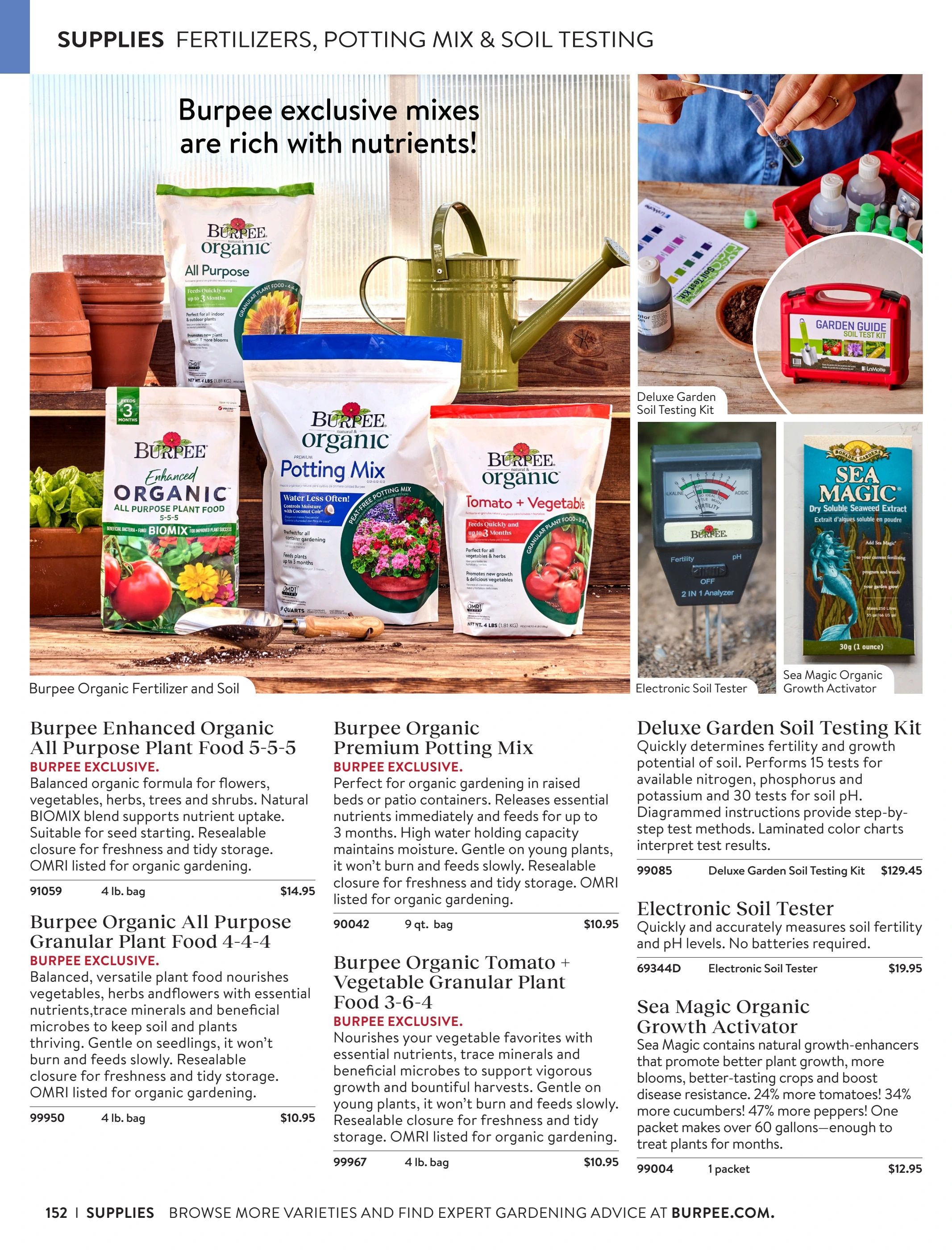 Burpee Annual Seed Catalog Weekly Ad January 1 - December 31, 2026