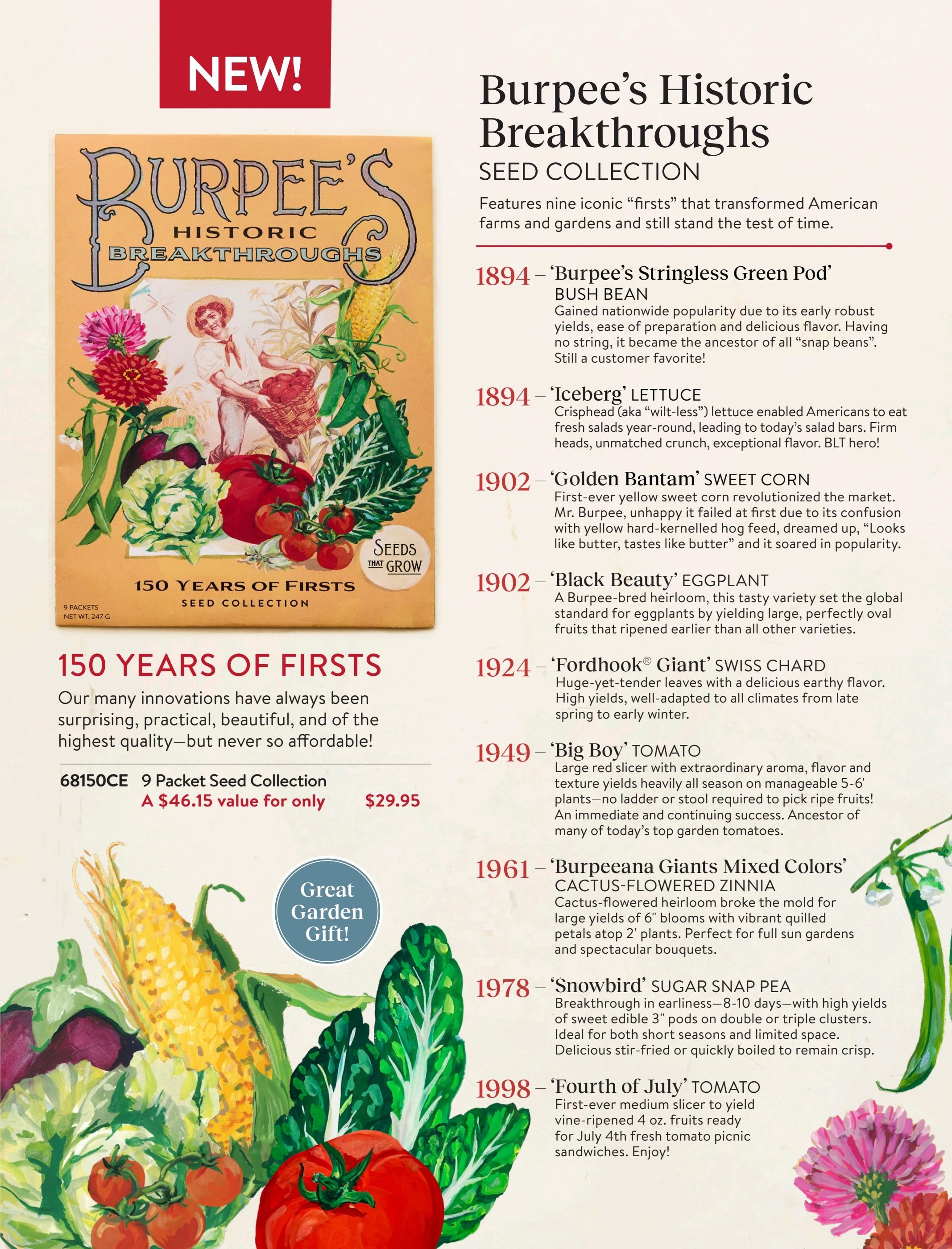 Burpee Annual Seed Catalog Weekly Ad January 1 - December 31, 2026