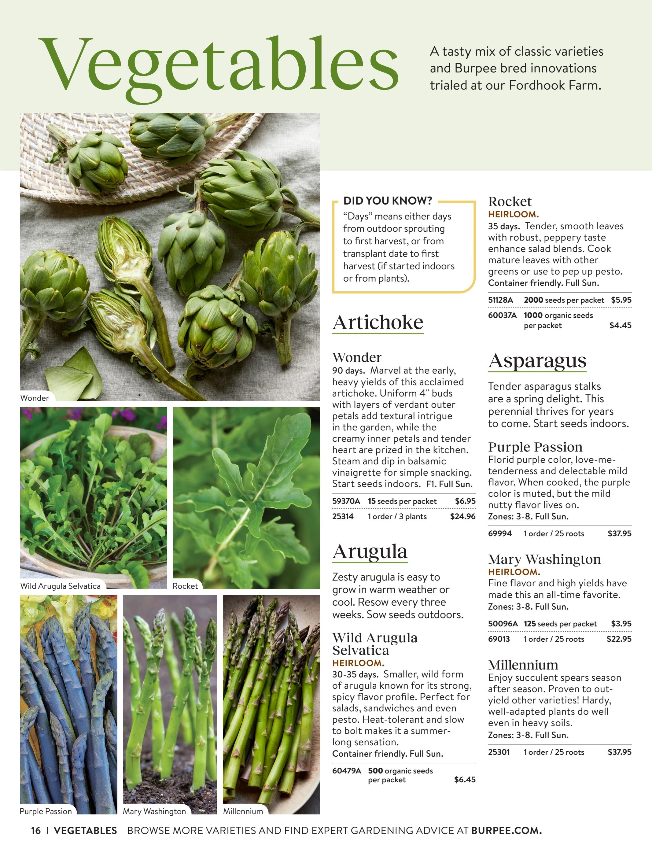 Burpee Annual Seed Catalog Weekly Ad January 1 - December 31, 2026