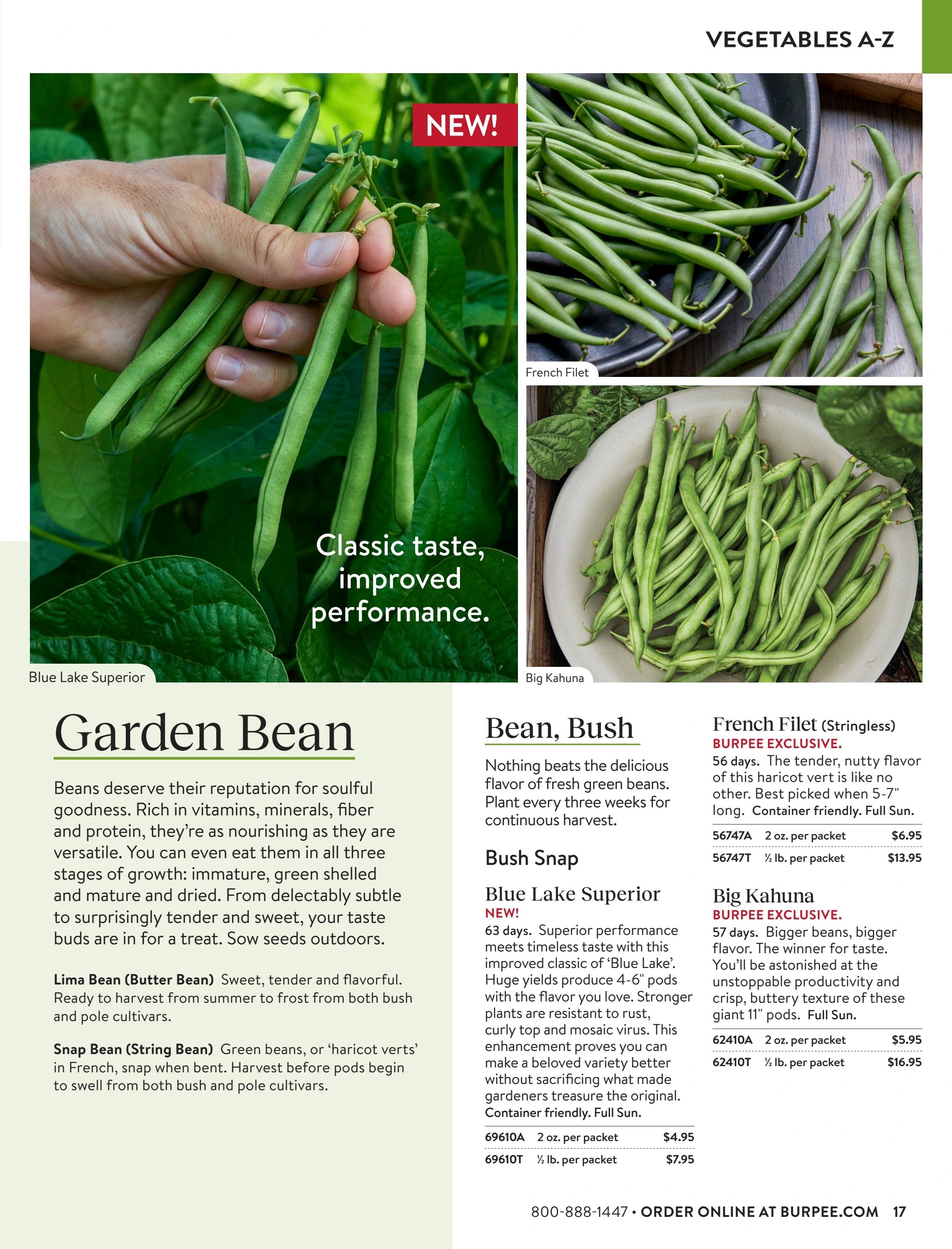 Burpee Annual Seed Catalog Weekly Ad January 1 - December 31, 2026
