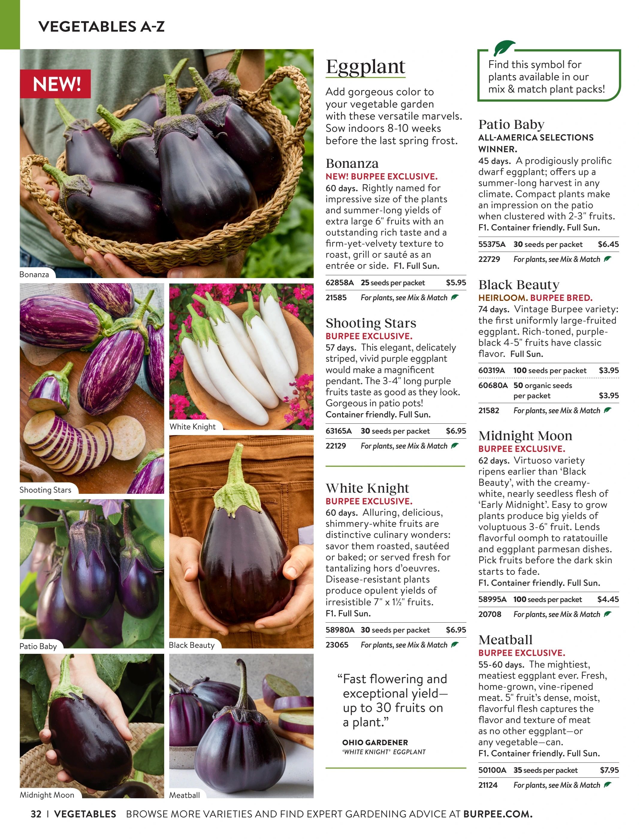 Burpee Annual Seed Catalog Weekly Ad January 1 - December 31, 2026